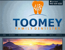 Tablet Screenshot of drseantoomey.com